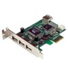 Box Opened StarTech.com 4 Port PCI Express Low Profile High Speed USB Card
