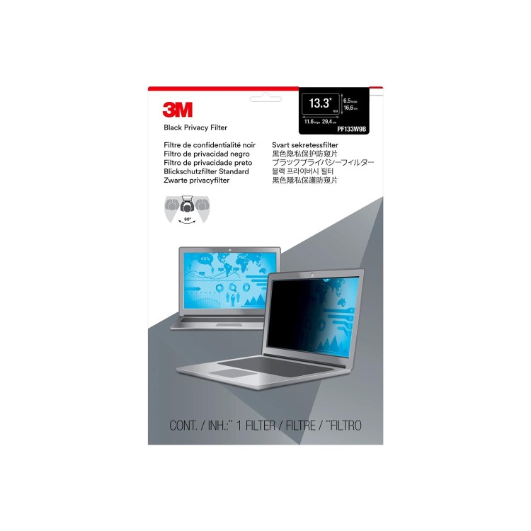 3M Privacy Filter for 13.3" Widescreen Laptop