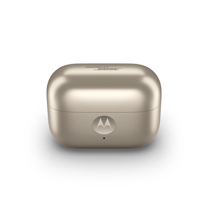 Motorola Moto Buds Loop Bluetooth Earphones - French Oak w/ crystals by Swarovski
