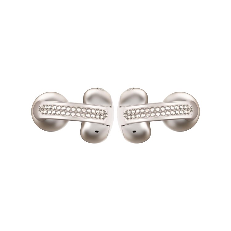 Motorola Moto Buds Loop Bluetooth Earphones - French Oak w/ crystals by Swarovski