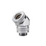 Phanteks 12mm Hard Tube Adapter 45 - Chrome
