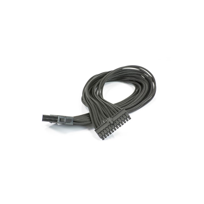 Phanteks 24-Pin ATX Cable Extension 50cm - Sleeved Black