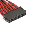 Phanteks 24-Pin ATX Cable Extension 50cm - Sleeved Black &amp; Red