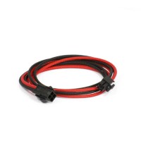 Phanteks Molex Cable Extension 50cm - Sleeved Black & Red