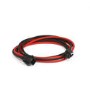 Phanteks Molex Cable Extension 50cm - Sleeved Black & Red