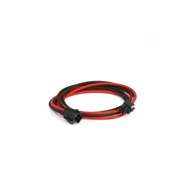 Phanteks Molex Cable Extension 50cm - Sleeved Black & Red