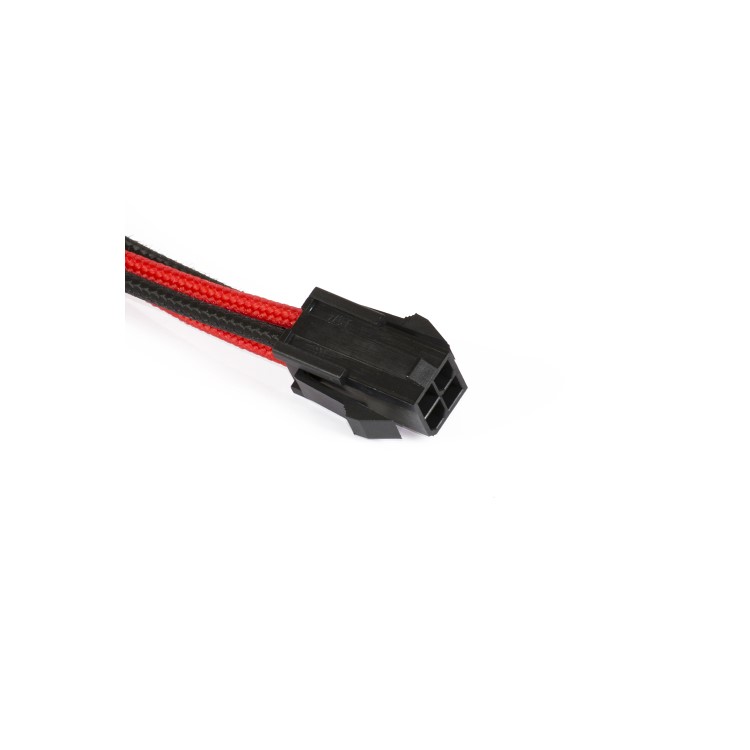 Phanteks Molex Cable Extension 50cm - Sleeved Black & Red