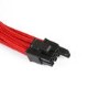 Phanteks 6+2-Pin PCIe Cable Extension 50cm - Sleeved Red