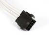Phanteks 6+2-Pin PCIe Cable Extension 50cm - Sleeved White