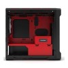 Phanteks Evolv ITX Glass Mini-ITX Case - Black/Red