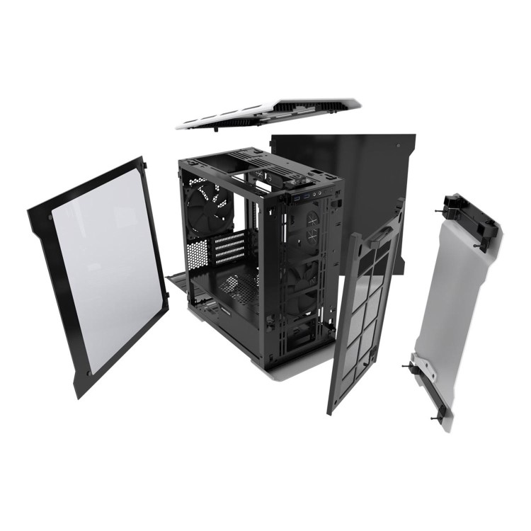 Phanteks Enthoo Evolv Micro-ATX Glass Case - Silver