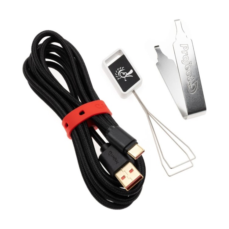 Ducky ProjectD Tinker 65 Mechanical Cherry MX Red RGB Wired Customisable Gaming Keyboard Black