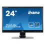 Iiyama 24" LED TFT 1600 x 900 VGA DVI-D Black Bezel Monitor