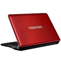 Toshiba NB510-11J Netbook in Red & Black with 9 Hours Battery Life 