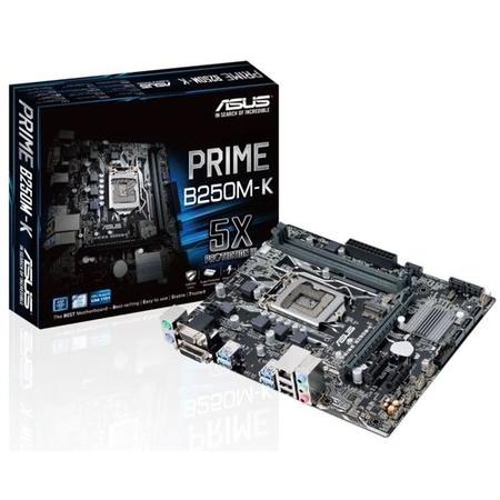 ASUS Intel Prime B250M-K DDR4 LGA 1151 Micro-ATX Motherboard