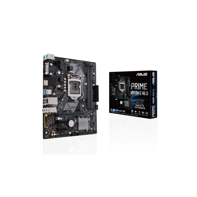 ASUS Prime H310M-E R2.0 - Micro ATX Motherboard - Socket 1151 - H310 - USB 3.1 Gen 2