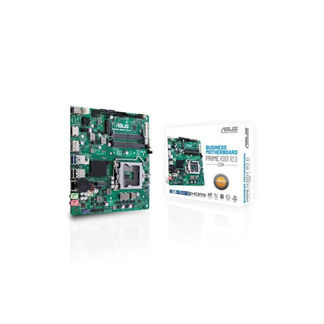 ASUS Prime H310T R2.0 Mini ATX Motherboard - Socket 1151 - H310 - USB 3.1 Gen 2