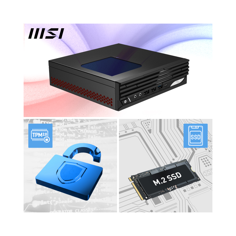 MSI PRO DP21 14M SFF Intel Core i5 14400 Mini Barebone PC