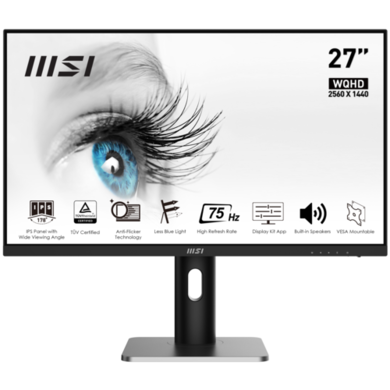 MSI PRO MP273QP 27" WQHD IPS Freesync Adjustable Monitor