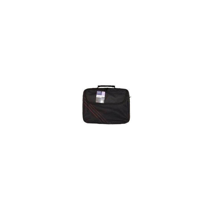 15.6" Notebook Carry Bag Black and Red