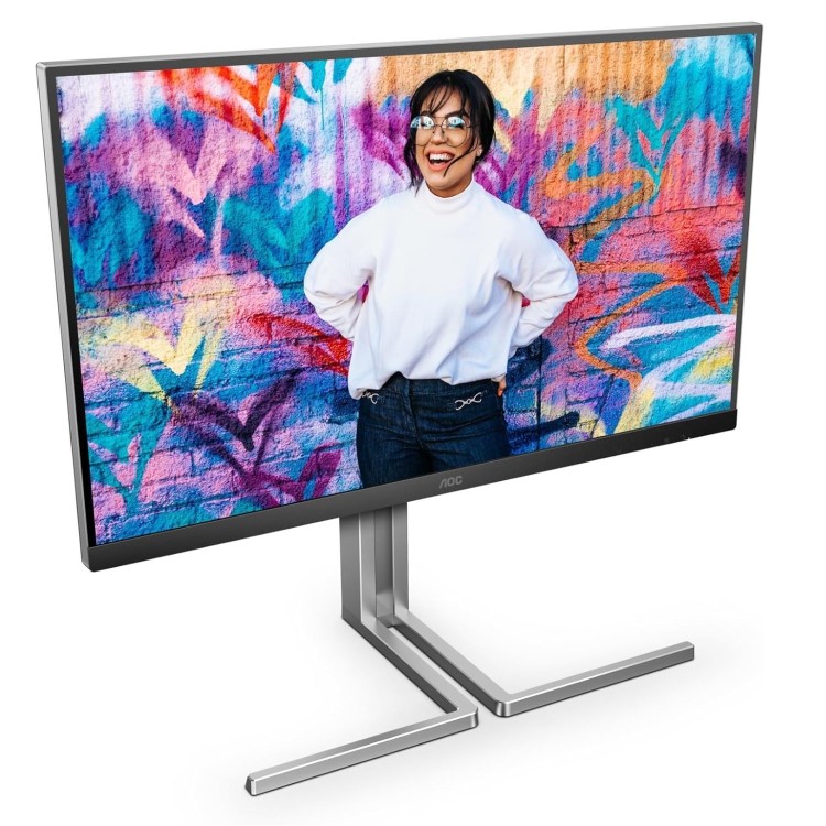 AOC Graphic Pro Q27U3CV 27" IPS 4K UHD Height-Adjustable USB-C Monitor