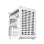 Cooler Master QUBE 500 Flatpack Midi Tower ATX Case with Tempered Glass - White