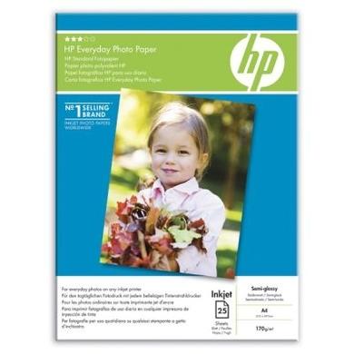 HP Everyday Photo Paper - semi-gloss photo paper - 25 sheets