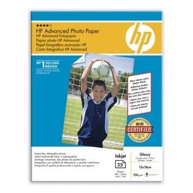 HP Advanced Glossy Photo Paper - glossy photo paper - 25 sheets