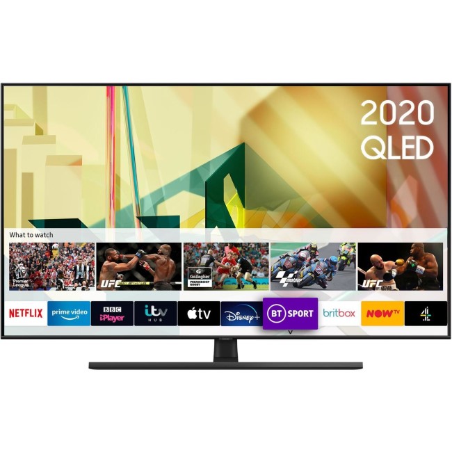 Samsung QE55Q70TATXXU 55" 4K Ultra HD Smart QLED TV with Bixby Alexa and Google Assistant
