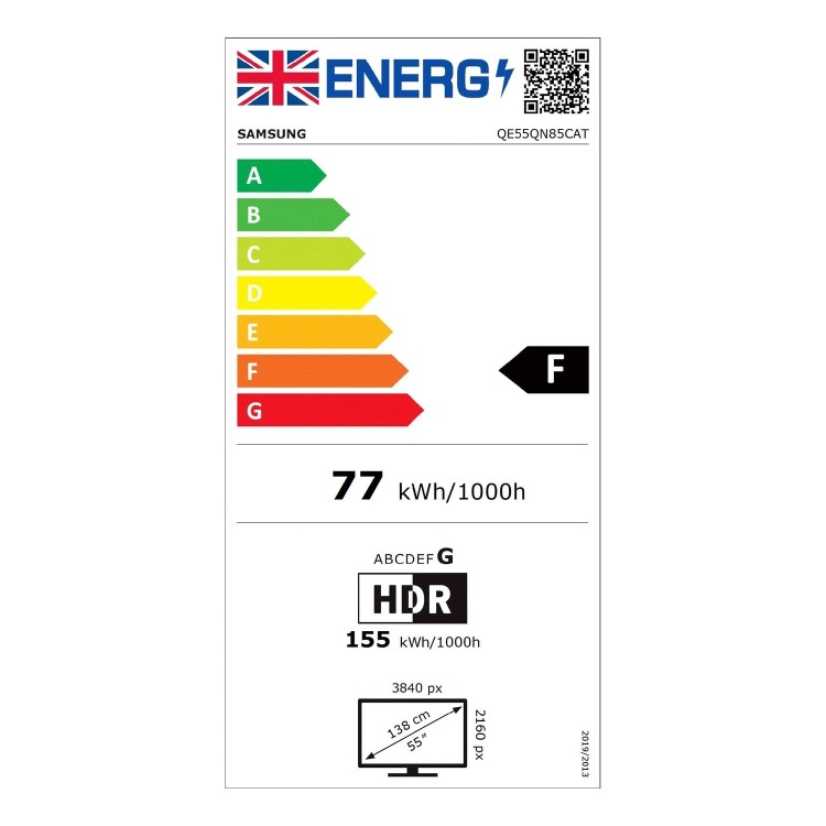 Samsung QN85 55 inch Smart 4K Ultra HD Neo QLED TV