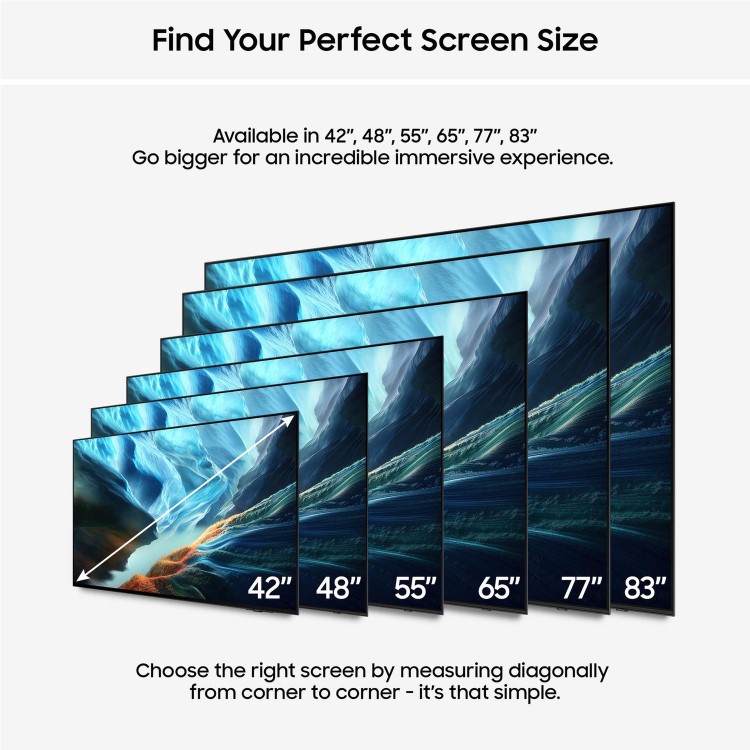 Samsung QE55S90HAEXXU 55" OLED 4K Smart TV – Samsung S90H Ultra HD HDR TV with Dolby Atmos AI Processor & 165Hz Gaming