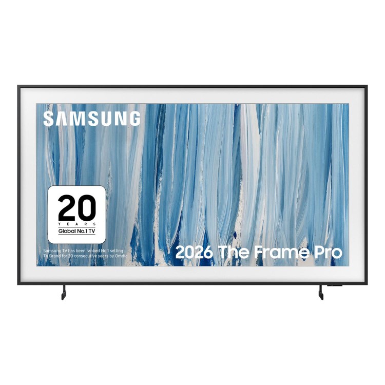 Samsung QE65LS03HWUXXU 65" The Frame QLED 4K Smart TV with Art Mode Matte Display & Dolby Atmos