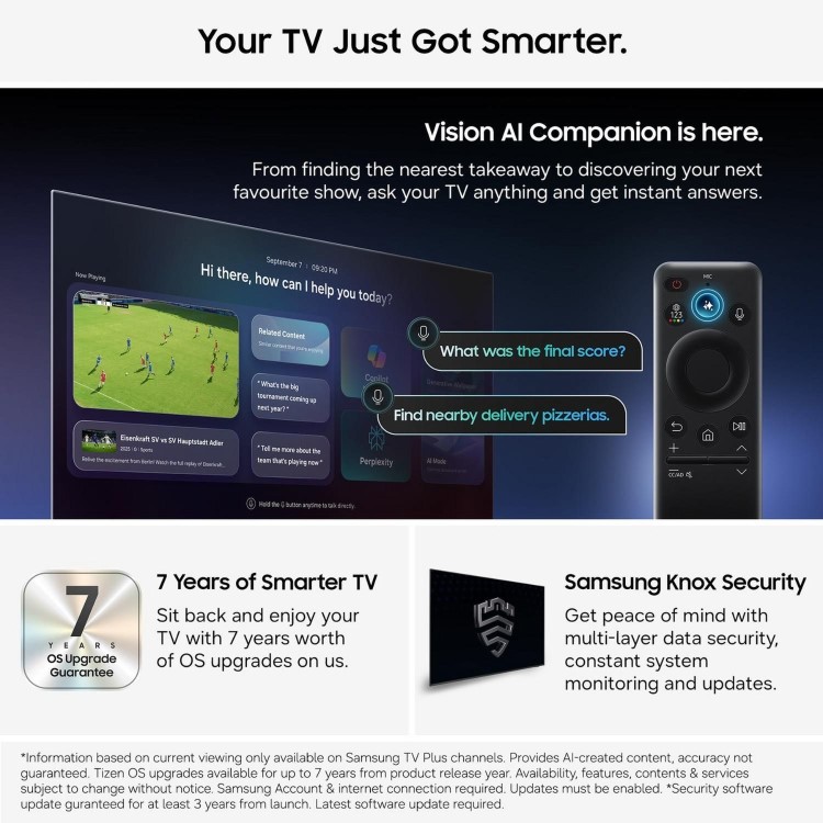 Samsung QE75QN80HAUXXU 75" Neo QLED 4K Ultra HD Smart TV with Tizen OS  Mini LED HDR Gaming TV Dolby Atmos & AI Smart Features