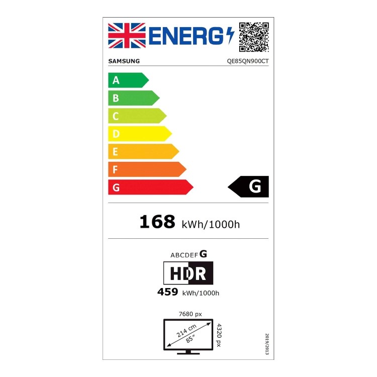 Samsung Neo QN900 85 inch QLED 8K HDR Smart TV
