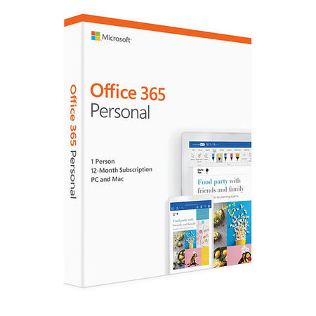 Microsoft Office 365 Personal 2019 - 1 User - 1 Year Subscription 