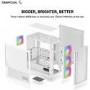 DeepCool CH560 Digital ARGB Gaming PC Case White
