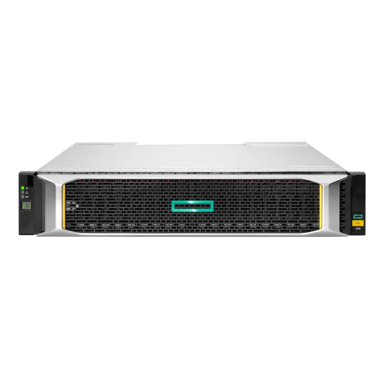 HPE Modular Smart Array 2060 10GbE iSCSI SFF Storage - Hard drive array - 0 TB - 24 bays SAS-3 - iSCSI 25 GbE external - rack-mountable - 2U