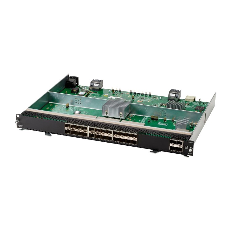 HPE Aruba Networking C-Port 6400 24p 24-Port SFP+ with SFP Plug-in Module 