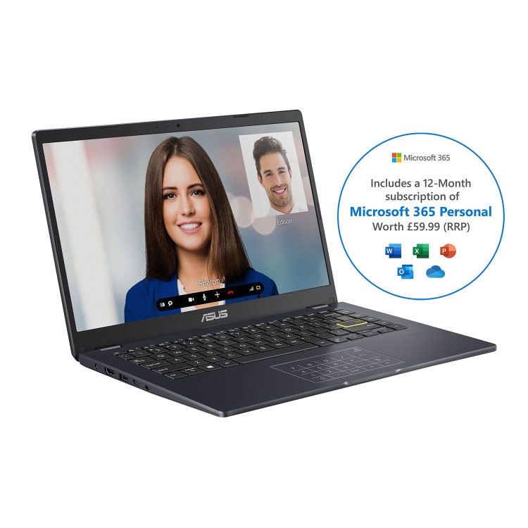 Asus VivoBook R429MA-BV286TS Celeron N4000 4GB 64GB eMMC 14 Inch Windows 10 S Laptop