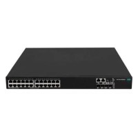 HPE FlexNetwork 24-Port Gigabit Ethernet PoE L3 Rack-mountable Managed Switch HPE FlexNetwork 24-Port Gigabit Ethernet PoE L3 Rack-mountable Managed Switch