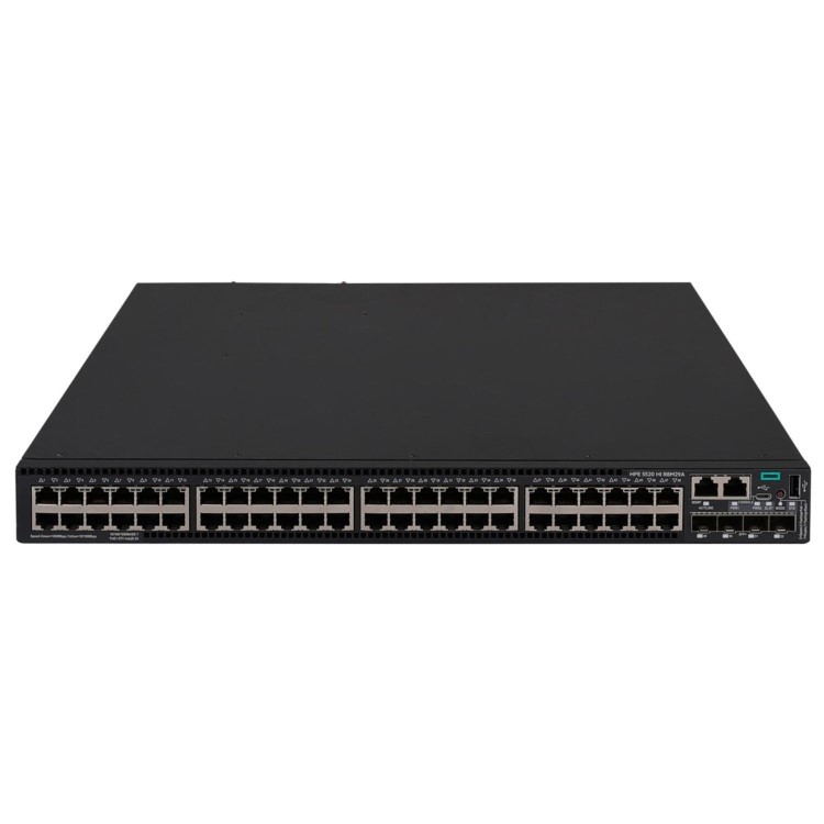 HPE FlexNetwork 5520 48-Port PoE+ Rack-mountable Managed Switch