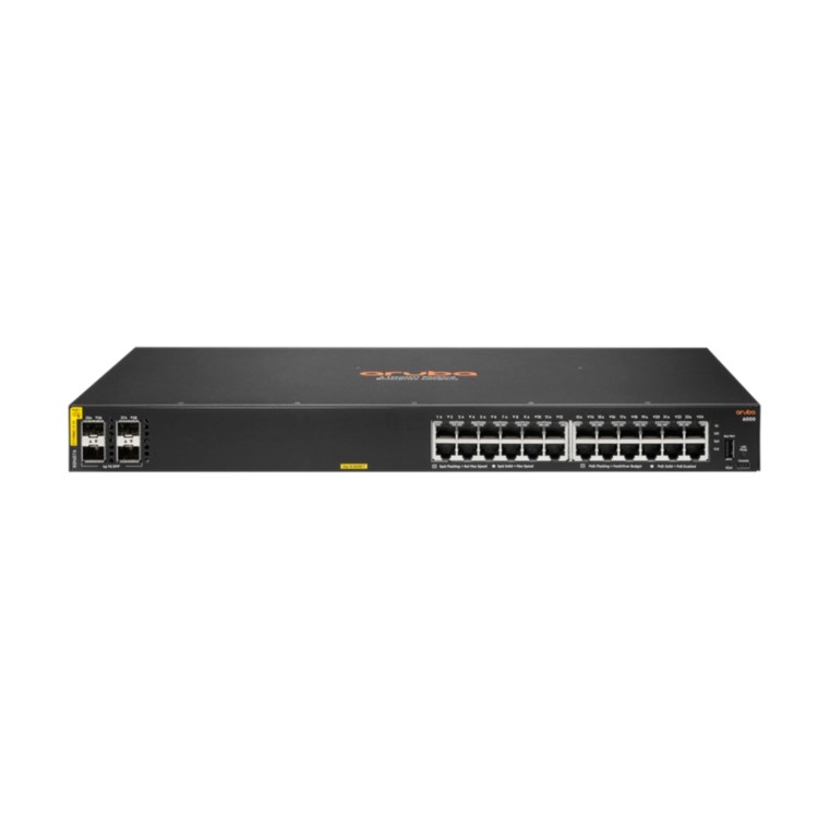 HPE Aruba 24-Port Gigabit Ethernet PoE L2 Rack-mountable Managed Switch