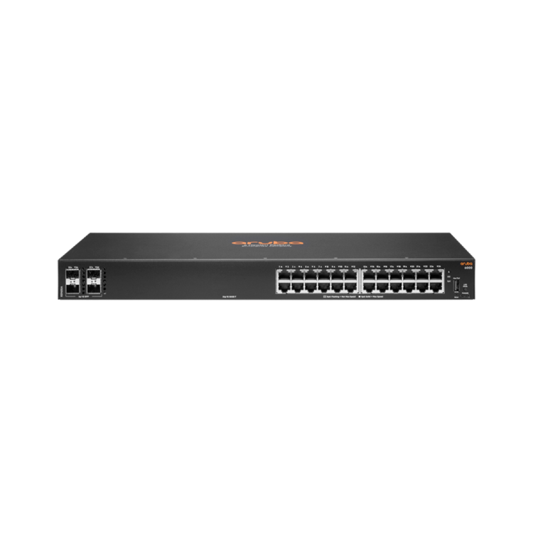 HPE Aruba 24-Port Gigabit Ethernet with SFP Non-PoE L2 Rack-mountable Managed Switch