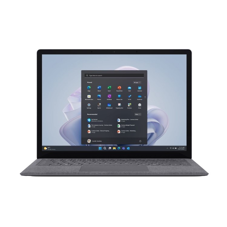 Microsoft Surface Laptop 5 Intel Core i7 16GB RAM 512GB SSD 13.5 Inch Windows 11 Pro Touchscreen Laptop - Platinum