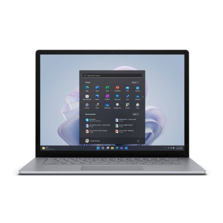 Microsoft Surface Laptop 5 Intel Core i7-1265U 8GB RAM 256GB SSD 15 Inch Windows 11 Pro Touchscreen Laptop - Platinum