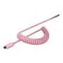 Razer PBT Keycap Set - Quartz Pink with Matching Coiled Cable