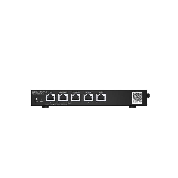 Ruijie Reyee RG-EG305GH-P-E 1500MBs 5 Port Wired-Only Router