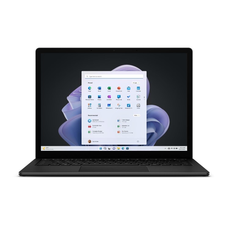 Microsoft Surface Laptop 5 Intel Core i7-1265U 16GB RAM 512GB SSD 15 Inch Windows 11 Pro Touchscreen Laptop - Black