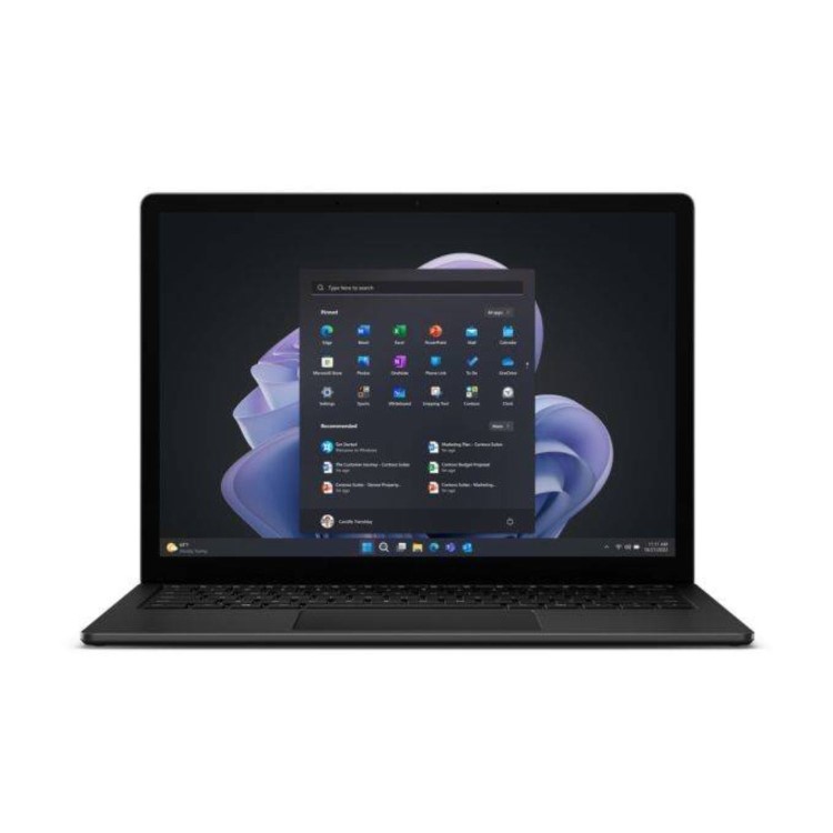 Microsoft Surface Laptop 5 Intel Core i7-1265U 16GB RAM 512GB SSD 15 Inch Windows 10 Touchscreen Laptop - Black