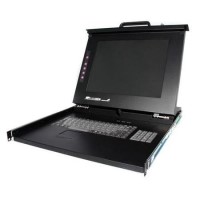 StarTech.com 1U 17" Rackmount LCD Console - USB + PS/2